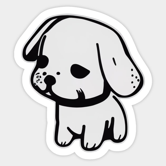 Hollow pupper Sticker by stkUA